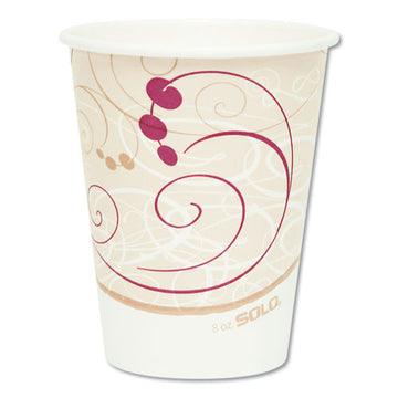 Dart® Paper Hot Cups In Symphony Design, 8 Oz, Beige, 50-pack freeshipping - TVN Wholesale
